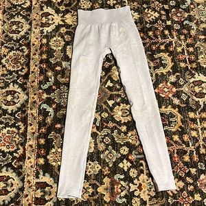 Gymshark Vital Seamless Leggings- light blue grey marl size small or xs